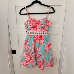 Lilly Pulitzer Lenore Dress Breakwater Blue Lolita Dress